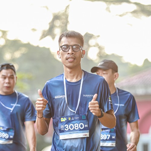 Race photo from BOGORUN 2026