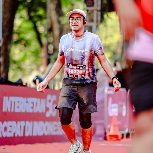 Race photo from SMARTFREN RUN 2026