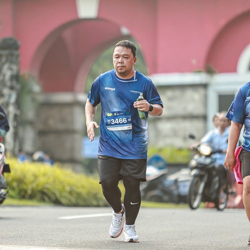 Race photo from BOGORUN 2026