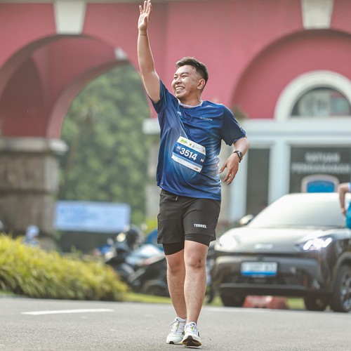 Race photo from BOGORUN 2026
