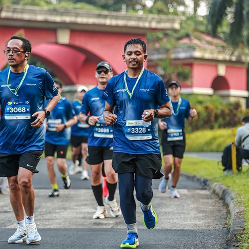 Race photo from BOGORUN 2026