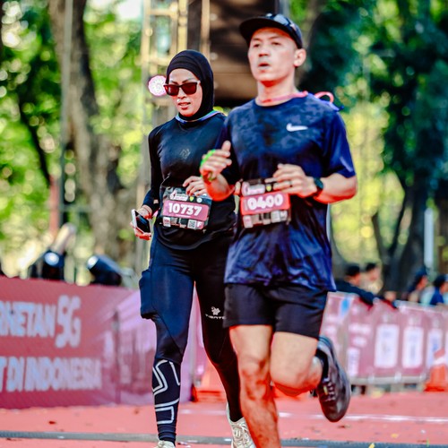 Race photo from SMARTFREN RUN 2026
