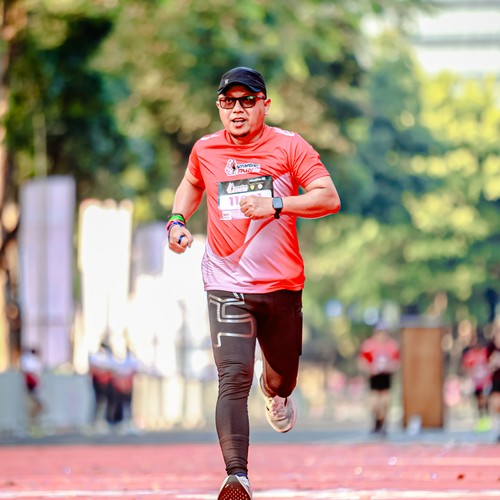 Race photo from SMARTFREN RUN 2026