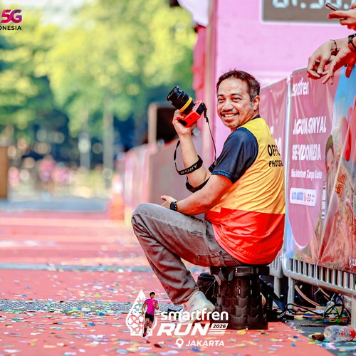 Race photo from SMARTFREN RUN 2026