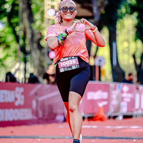 Race photo from SMARTFREN RUN 2026