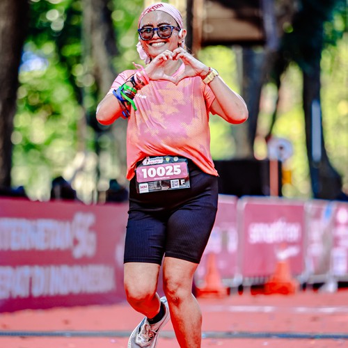Race photo from SMARTFREN RUN 2026