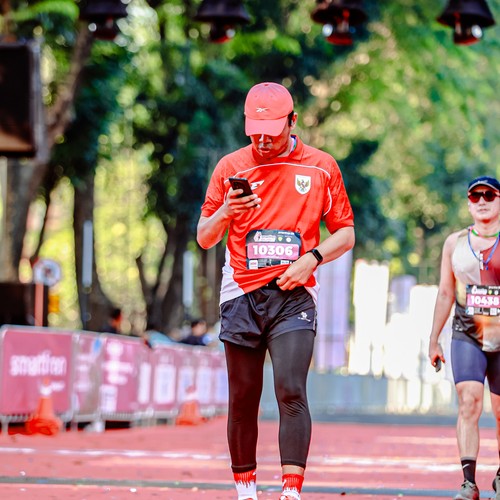 Race photo from SMARTFREN RUN 2026
