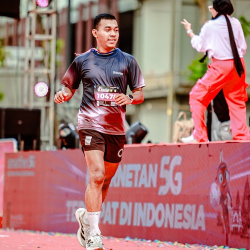 Race photo from SMARTFREN RUN 2026