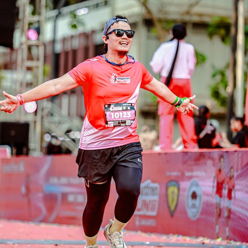 Race photo from SMARTFREN RUN 2026