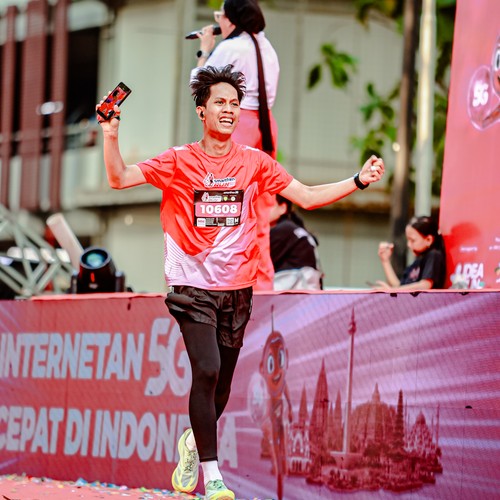 Race photo from SMARTFREN RUN 2026