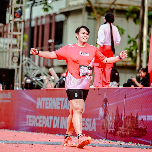 Race photo from SMARTFREN RUN 2026