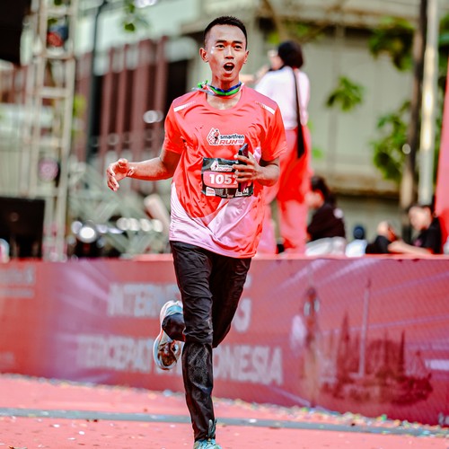 Race photo from SMARTFREN RUN 2026