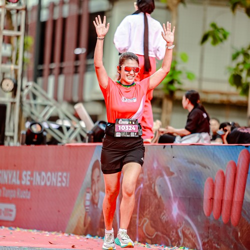 Race photo from SMARTFREN RUN 2026