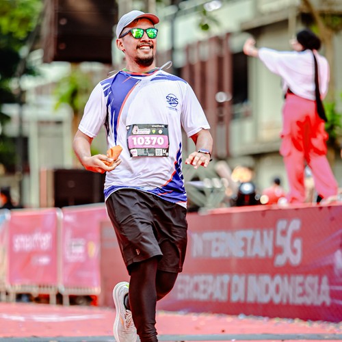 Race photo from SMARTFREN RUN 2026