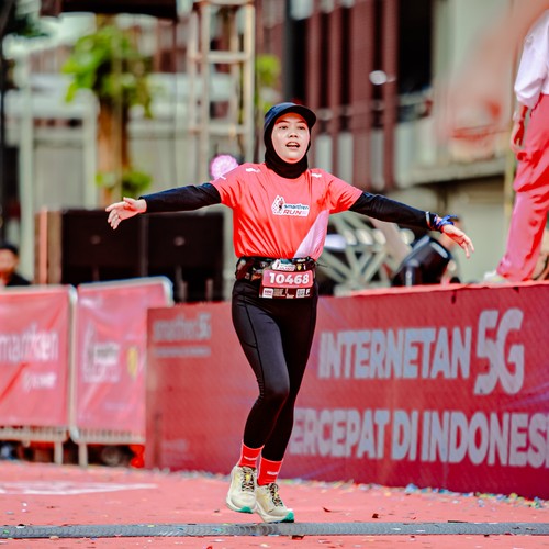 Race photo from SMARTFREN RUN 2026