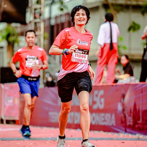 Race photo from SMARTFREN RUN 2026
