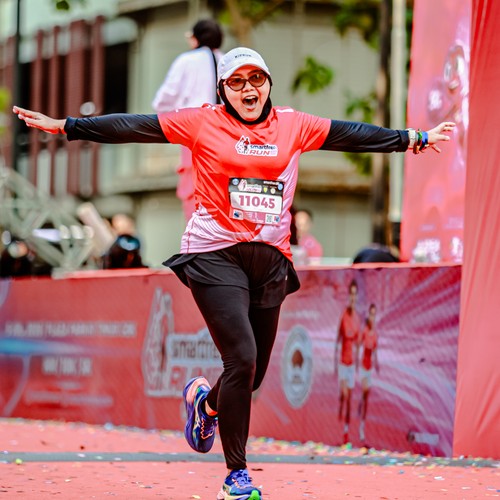 Race photo from SMARTFREN RUN 2026