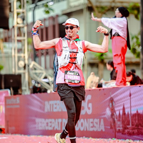 Race photo from SMARTFREN RUN 2026