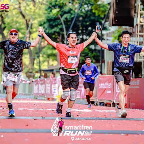 Race photo from SMARTFREN RUN 2026
