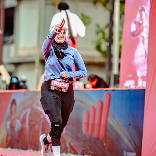 Race photo from SMARTFREN RUN 2026