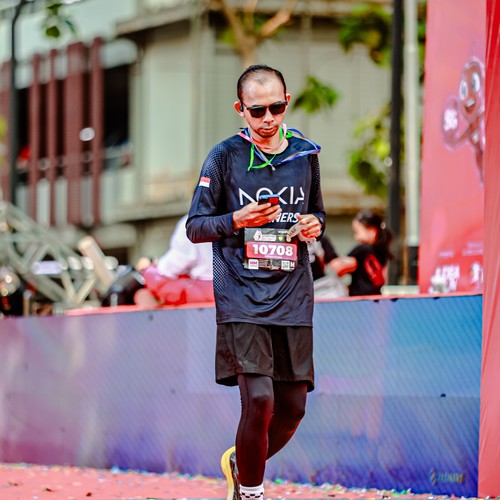 Race photo from SMARTFREN RUN 2026