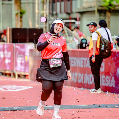 Race photo from SMARTFREN RUN 2026