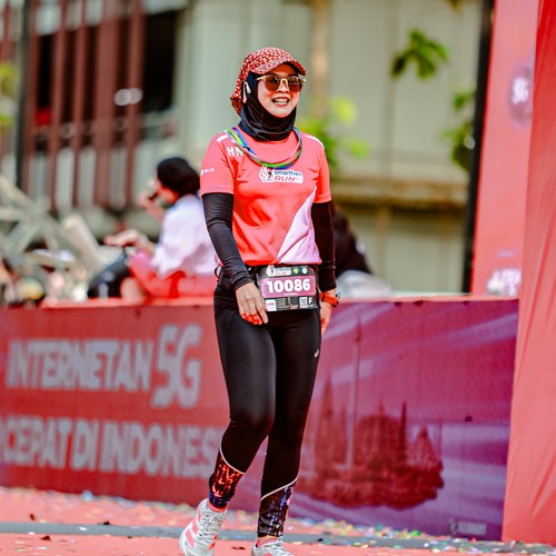 Race photo from SMARTFREN RUN 2026