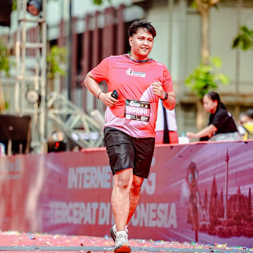 Race photo from SMARTFREN RUN 2026