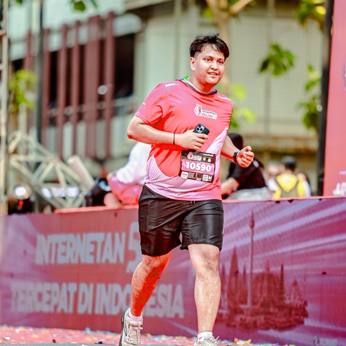 Race photo from SMARTFREN RUN 2026