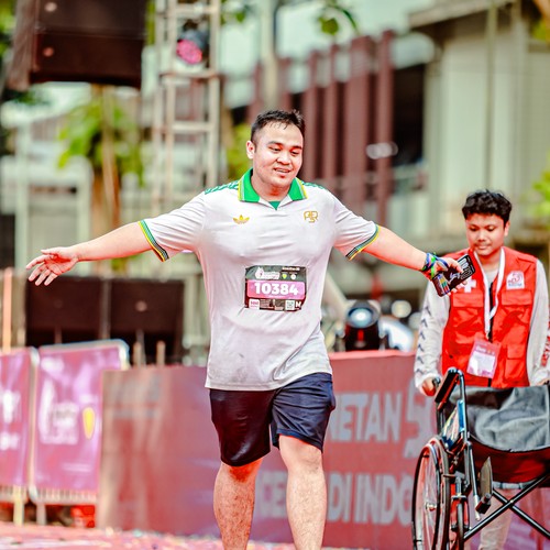 Race photo from SMARTFREN RUN 2026