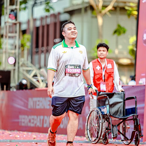 Race photo from SMARTFREN RUN 2026