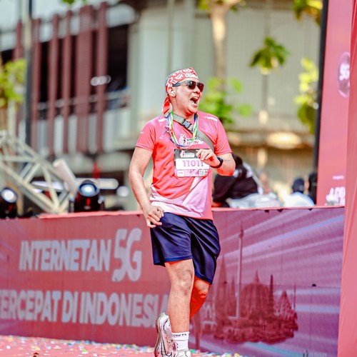 Race photo from SMARTFREN RUN 2026