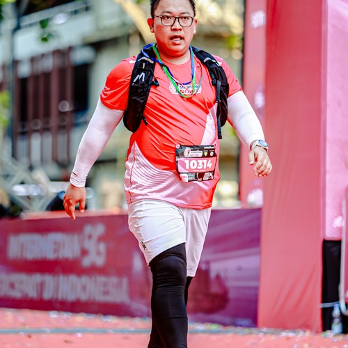 Race photo from SMARTFREN RUN 2026