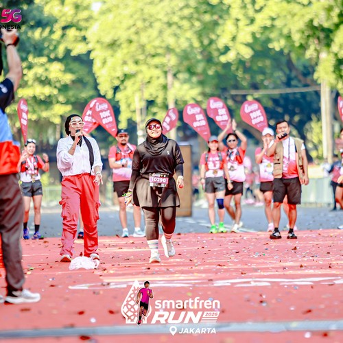 Race photo from SMARTFREN RUN 2026