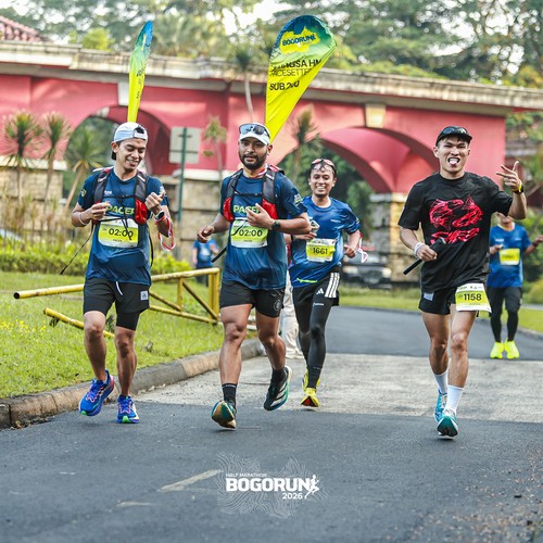 Race photo from BOGORUN 2026