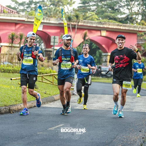 Race photo from BOGORUN 2026
