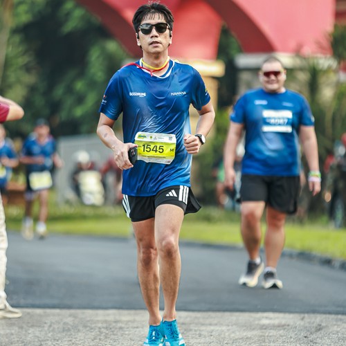 Race photo from BOGORUN 2026
