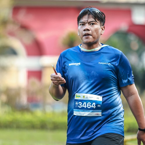 Race photo from BOGORUN 2026