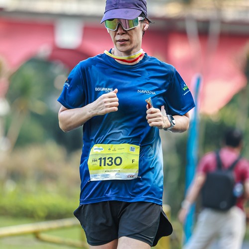 Race photo from BOGORUN 2026