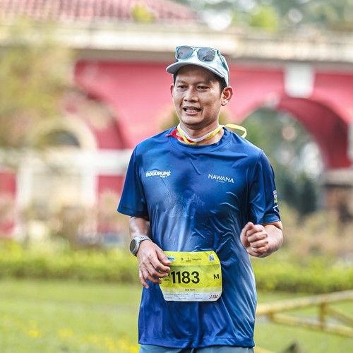 Race photo from BOGORUN 2026