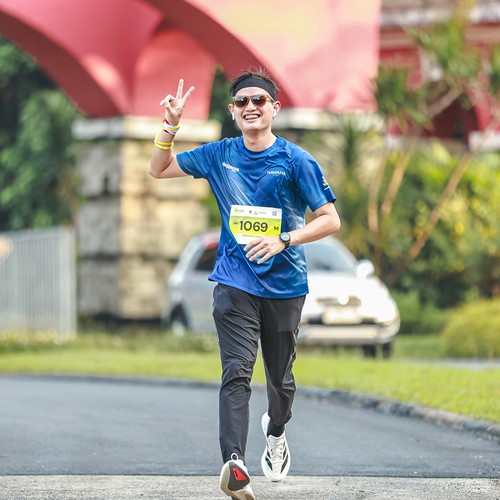 Race photo from BOGORUN 2026