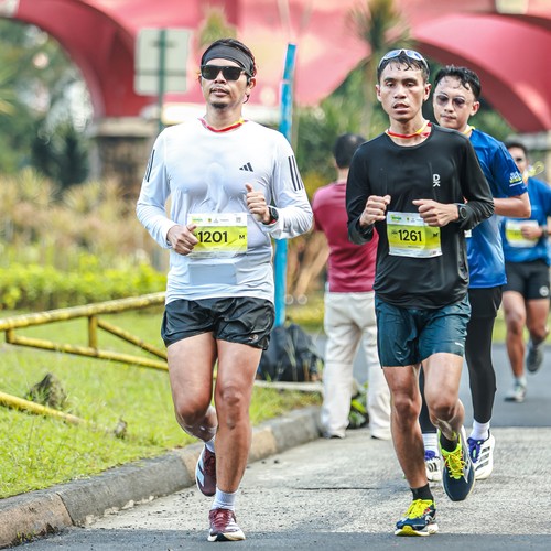 Race photo from BOGORUN 2026
