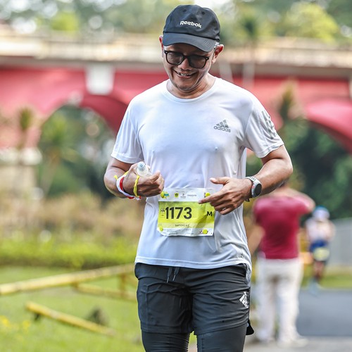 Race photo from BOGORUN 2026