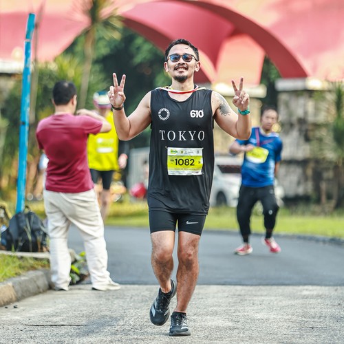 Race photo from BOGORUN 2026