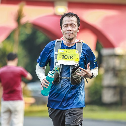 Race photo from BOGORUN 2026