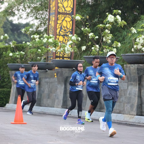 Race photo from BOGORUN 2026