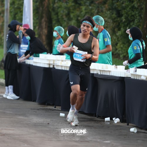 Race photo from BOGORUN 2026