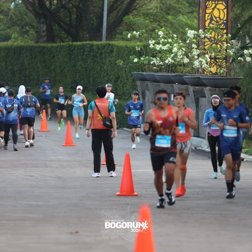 Race photo from BOGORUN 2026