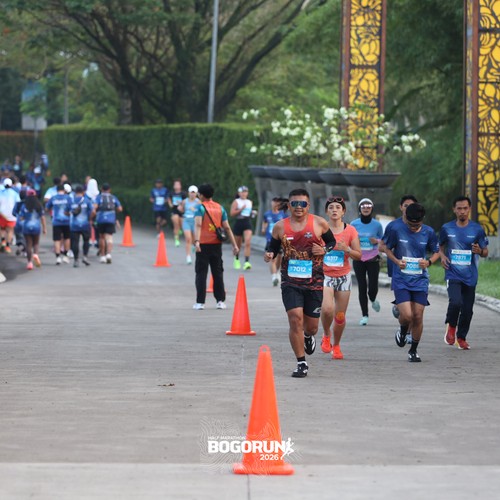 Race photo from BOGORUN 2026