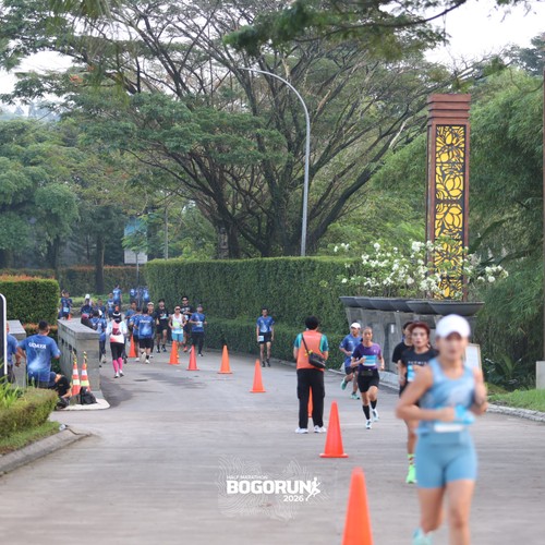 Race photo from BOGORUN 2026